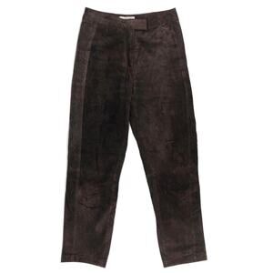 brown suede pants 90s 1990s vintage Bagatelle